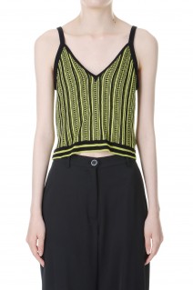Knit Camisole - YELLOW/BLACK(E22SS/T-04)