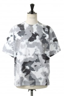 Tie-Dye Crew Neck T-Shirt(US2227)-001/GRAY MIX-