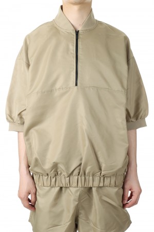 HALF ZIP PULLOVER / OAK(202BT212003F)