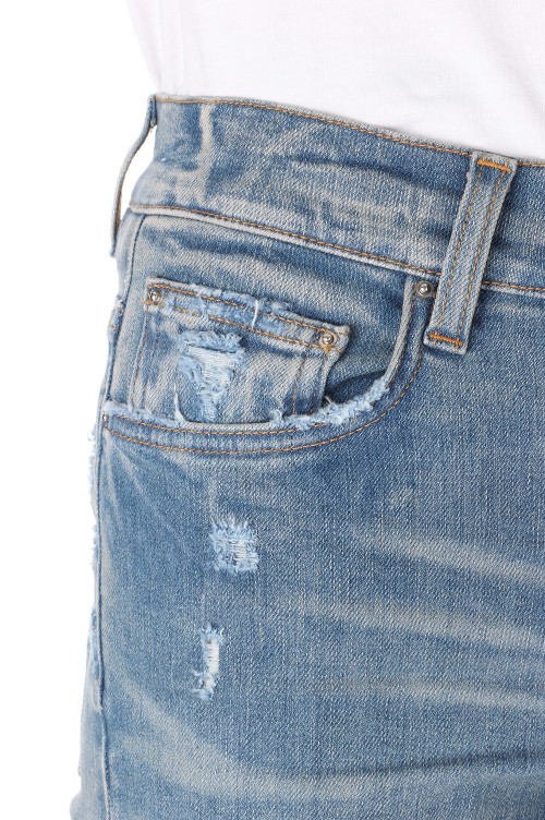 TIE DYE BANDANA THRASHER JEAN(SS22MDS006-408) | セレクトショップ  