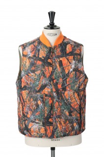 Quilted Reversible Camo Vest / Reversible
