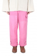 amachi. Double Knee Cargo Pants(AY00-3)-California thistle pink-