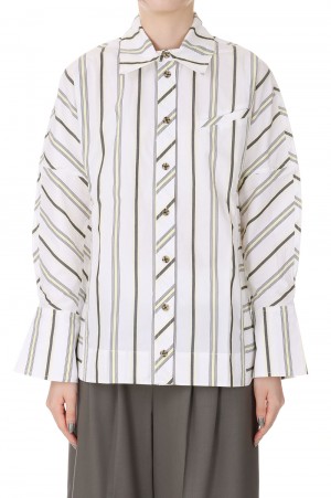 Organic Cotton Striped Shirt (F6773)