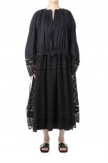 ワンピース HARD TWIST COTTON LINEN GABARDIN DRESS HARD TWIST COTTON LINEN GABARDINE DRESS IN BLACK — Shop Boswell