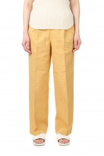 Ginghamcheck Rough Pants -YELLOW (12210708)