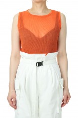 Pleats sheer carve knit-OREAGE(018-022-KT28)