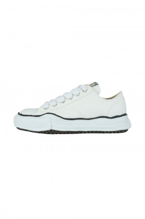 MIHARA YASUHIRO PETERSON OG SOLE CANVAS LOW SNEAKER(A01FW702)-WHITE-