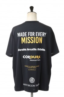 MOUT X Cordura Made For Every Mission T-Shirts - BLACK (MT1009)
