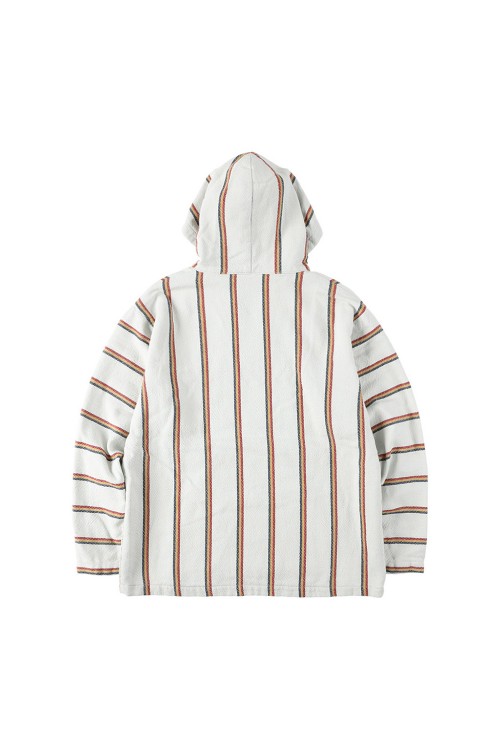 SD Stripe Comfortable Baja Hoodie ナチュラルM