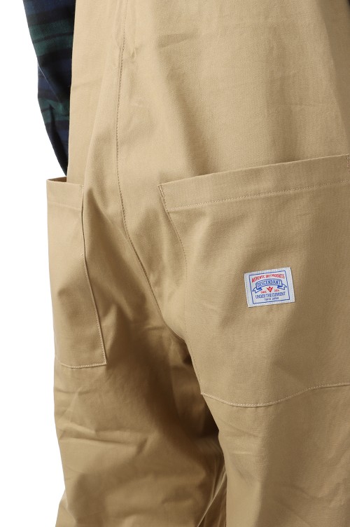 2025人気特価 OVERALL COTTON WADER - セレクト | (221WVDS-PTM03) BEIGE パンツ