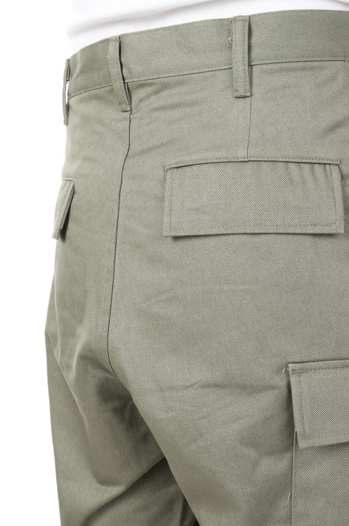 GILL COTTON CHINO SHORTS - OLIVE DRAB (221WVDS-PTM06