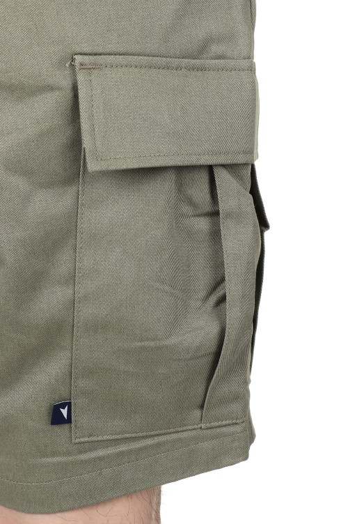 GILL COTTON CHINO SHORTS - OLIVE DRAB (221WVDS-PTM06
