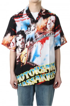 THE TEXAS CHAINSAW MASSACRE / S/S HAWAIIAN SHIRT ( TYPE-4 ) / ONE (TTCM-WM-HI04)