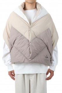 LIGHT DOWN MALTI HALF BLANKET - BEIGE (YU09005)