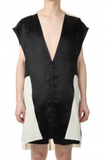 KUNTROL TOP V NECK / BLACK YN（RR01B1122）