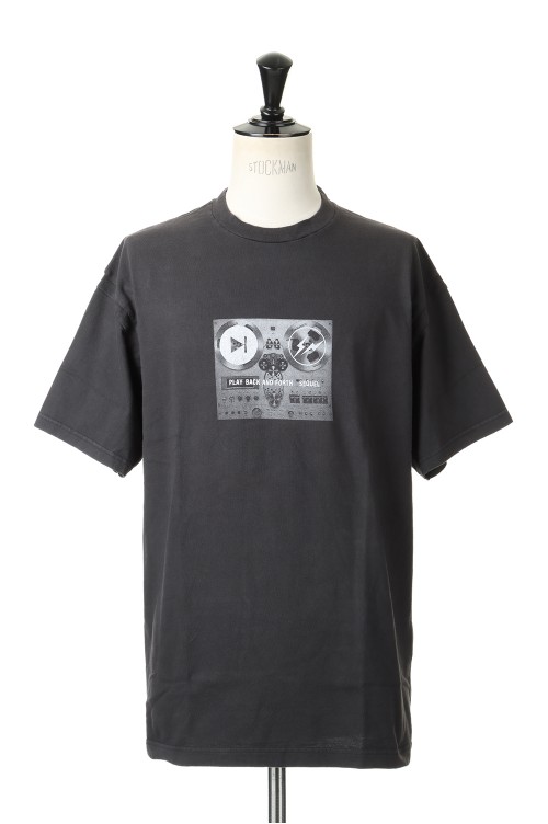 x FRAGMENT DESIGN T-SHIRT / VINTAGE BLACK (SQ-22SS-ST-02
