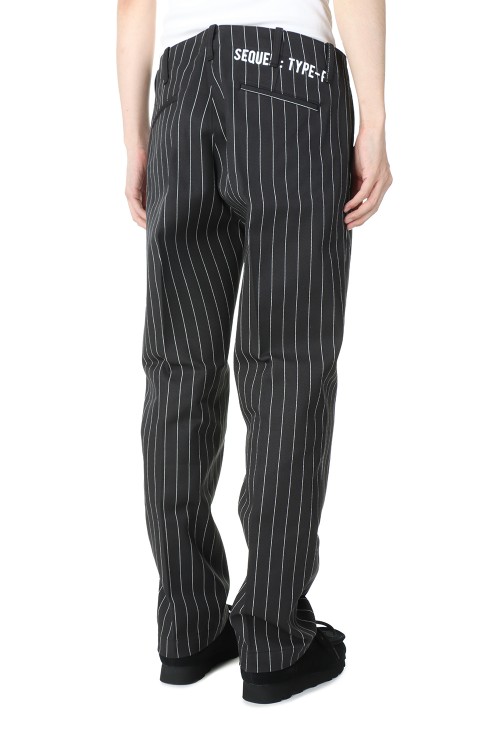CHINO PANTS (TYPE-F) / BLACK STRIPE (SQ-22SS-PT-05) | セレクト 