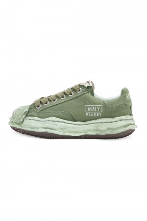 MIHARA YASUHIRO BLKY OVER DYED LOW(A08FW710)-056 GREEN-