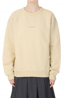 Logo Sweatshirt - Vanila Yellow (FN-WN-SWEA000130)
