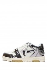 OUT OF OFFICE MIRROR LEATHER/WHITE/SILVE(OMIF22-SLG0147)