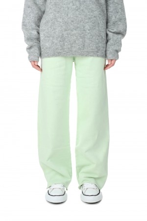 Logo sweatpants -Pastel Green (FN-WN-TROU000937)