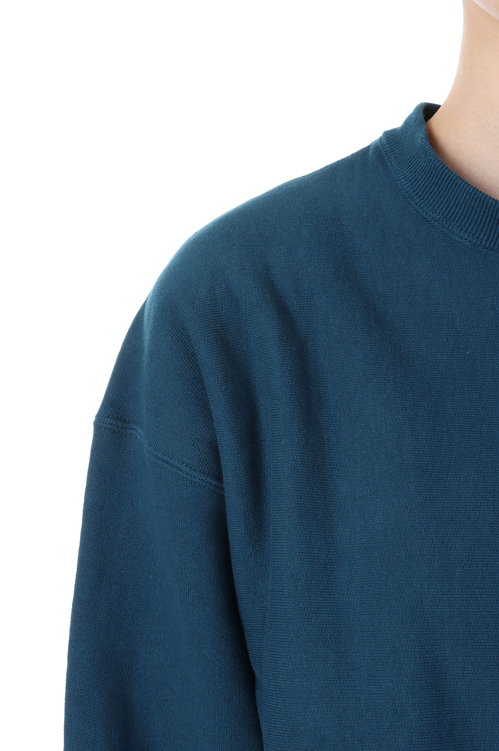 新作グッ NATURAL DYE (KKAGNW6951 -Blue SHIRT SWEAT OVERSIZED URAKE トップス