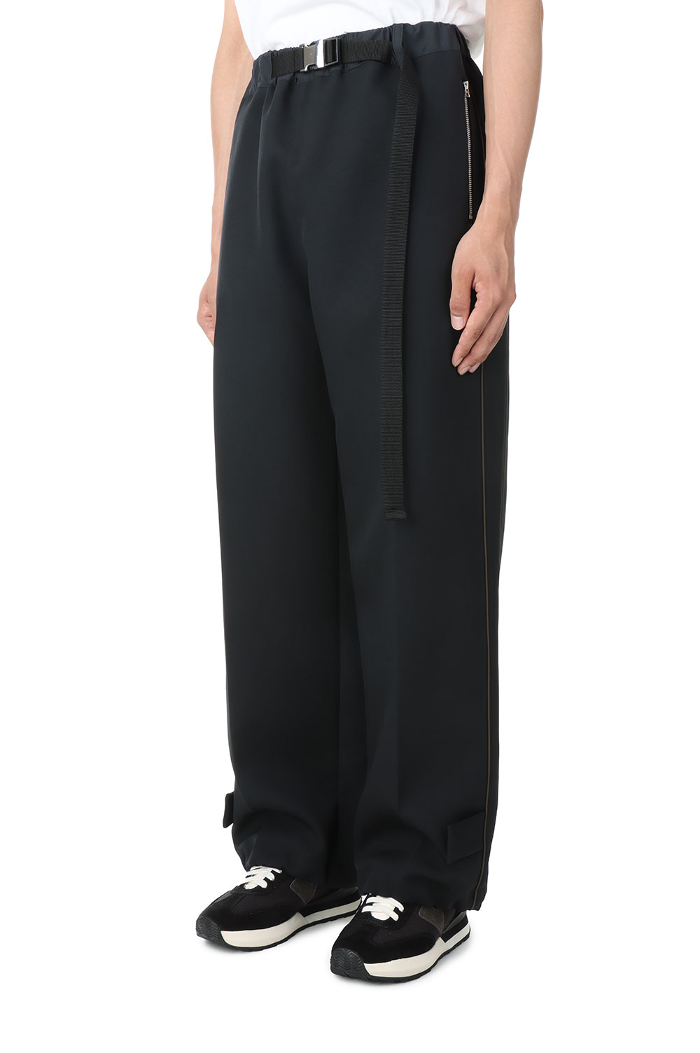 サカイ 22AW 22-02817M Technical Jersey Pants ベルテッドテクニカルジャージーロングパンツ メンズ 2