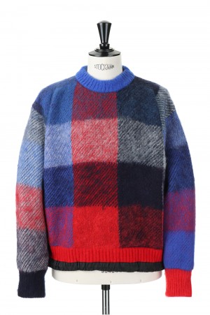 Plaid Knit Pullover(22-02858M) | セレクトショップ｜DeepInsideinc 