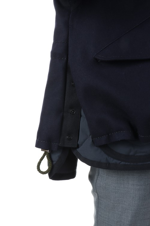 Wool Melton Blouson(22-02884M )-NAVY201- | セレクトショップ 