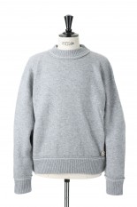 S Studs Cashmere Knit Pullover(22-02860M)-GRAY301-