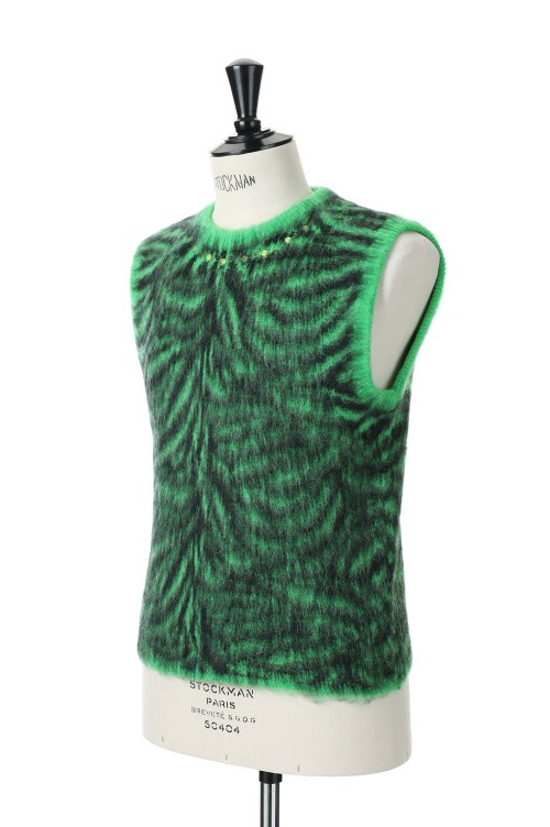 doublet ZEBRA JACQUARD BRUSHED NO SLEEVE