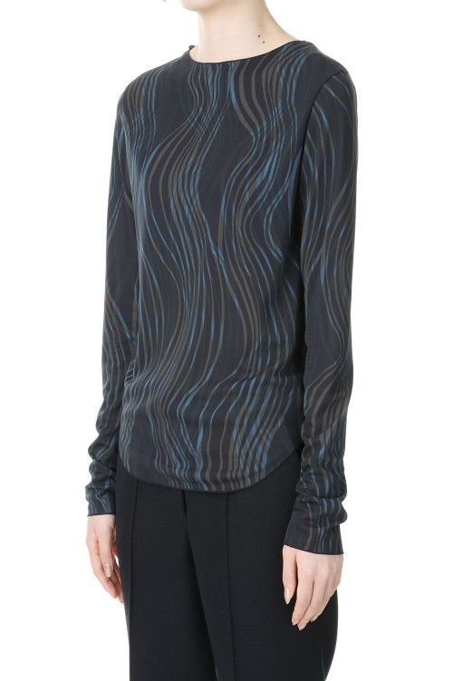 The motion feel L/S tops-BLACK(460FAL80-0170) | セレクトショップ 