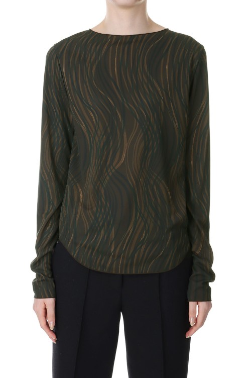 The motion feel L/S tops-BROWN(460FAL80-0170) | セレクトショップ 