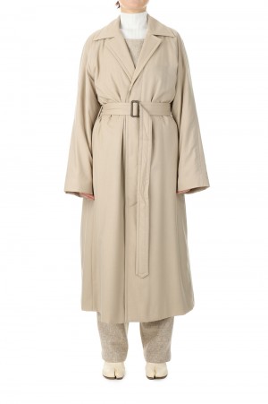 SUPER FINE TROPICAL WOOL CHESTERFIELD PADDED COAT (A22AC03TW)