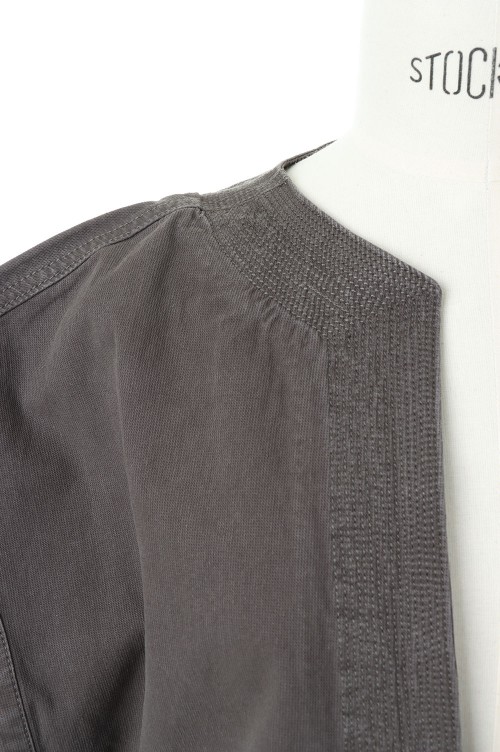 Cotton Keyneck Pullover -CHARCOAL GRAY(12110427) | セレクト
