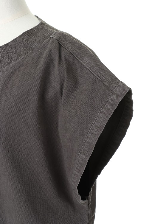 Cotton Keyneck Pullover -CHARCOAL GRAY(12110427) | セレクト