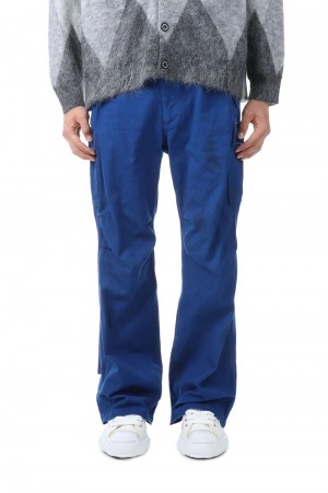 Vintage Cargo Pants-Royal Blue-(22AW B-4)