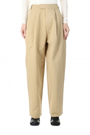 Cottontwill Cocoon Pants -BEIGE (12220705)