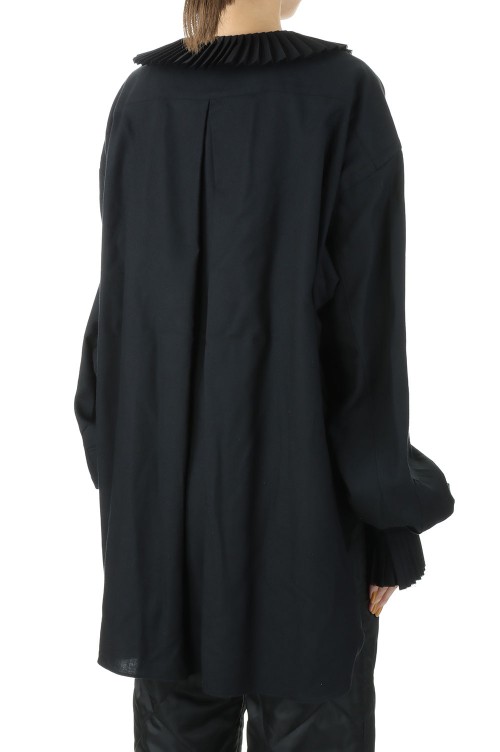 jun mikami OPEN COLLAR WOOL BLEND SHIRT Jun Mikami | ジュンミカミ