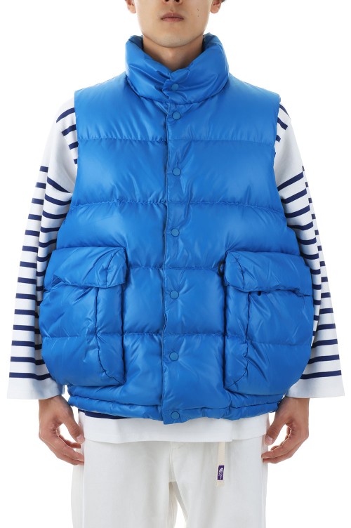 TECH BACK PACKER DOWN VEST - BLUE (BW-24022W) | セレクトショップ