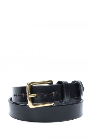 STIRRUP Leather Belt 2.8cm / BLACK