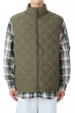 ジャケット・アウター TECH QUILT STAND COLLAR LINER VEST SALE 40％OFF】TECH QUILT STAND COLLAR LINER VEST テック