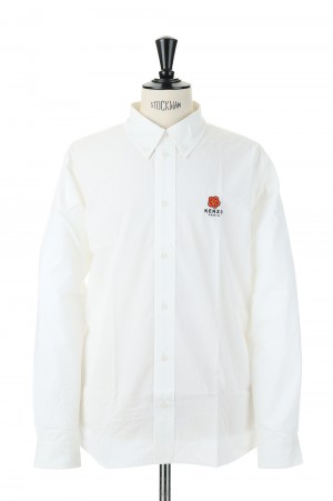Boke Flower Crest Poplin Shirt M/SKYBLUE(FC65CH4099LH) | セレクト 