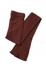 WOOL RIB LEGGINGS/BROWN(22AMSPA06)
