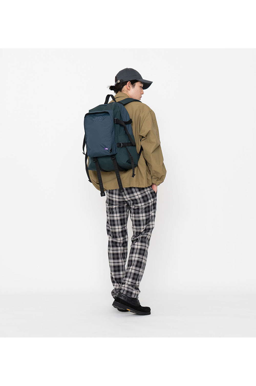 CORDURA Nylon Day Pack - Light Navy × Teal Green (NN7905N 