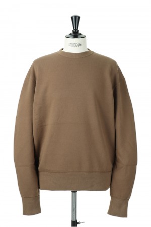 SHEEP FLEECE CREW(22AW-SW-01)-B - MOCHA-