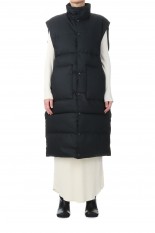 Lightweight Twill Mountain Down Vest -BLACK(NDW2267N)