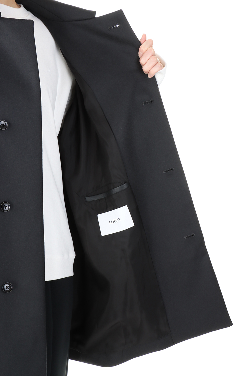 Stand Fall Collar Coat (016-021-WC12) | セレクトショップ 