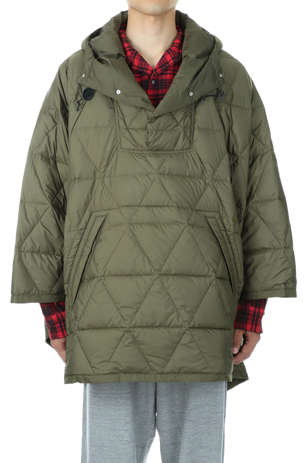 Field Down Poncho - Olive (ND2258N) | セレクトショップ
