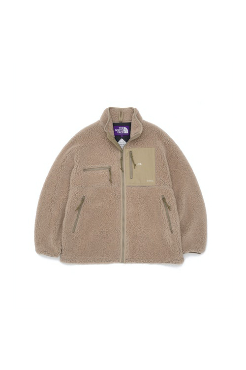 Wool Boa Fleece Field Jacket - Beige (NA2252N) | セレクト
